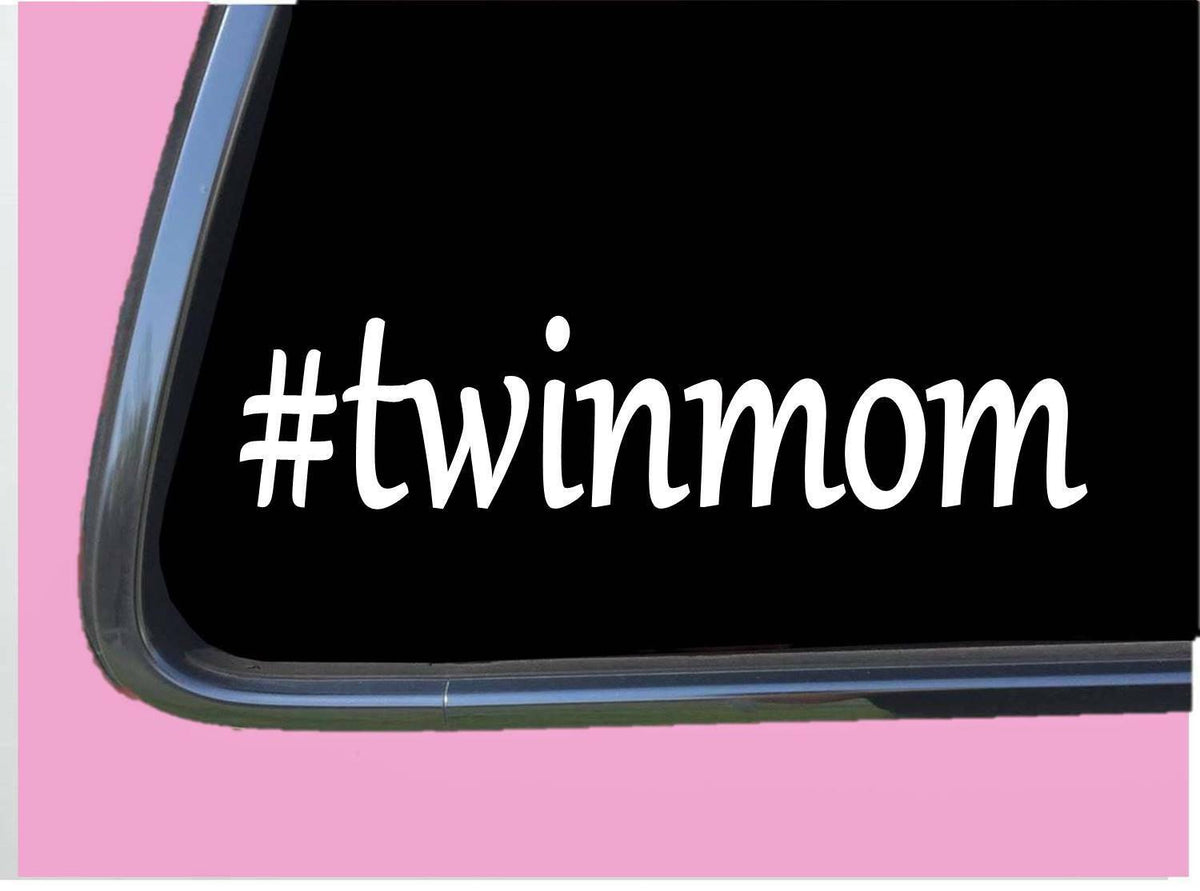 Twin Mom Vinyl Decal – 8 Inch