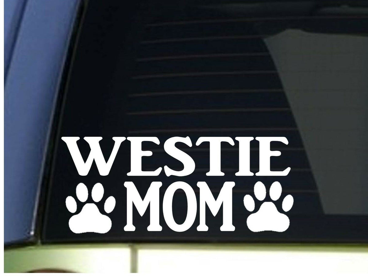 Westie Mom Vinyl Decal – 8.5 Inch