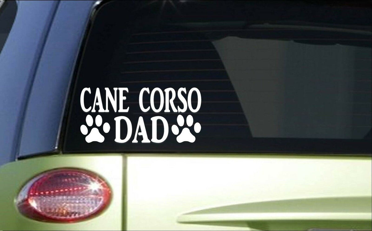 Cane Corso Dad Vinyl Decal – 8 Inch