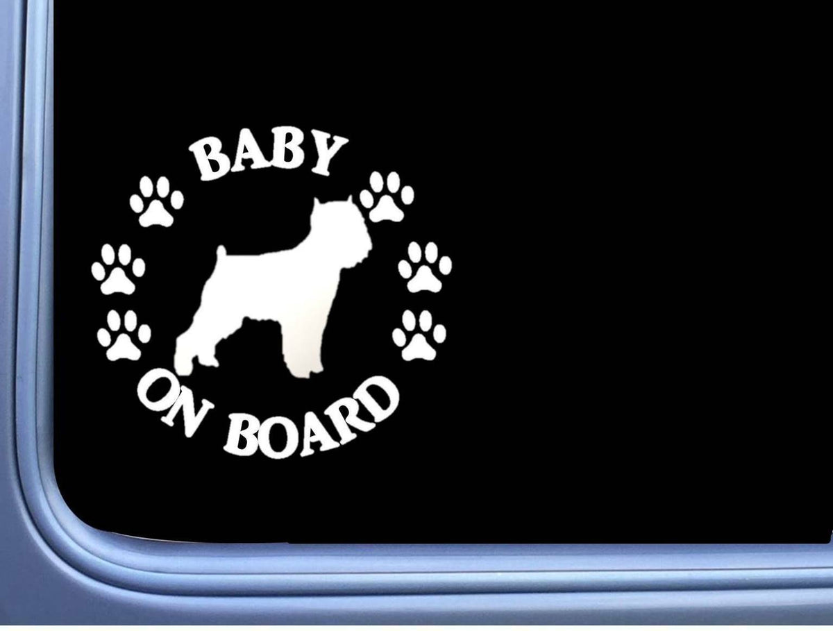 Baby on Board Affenpinscher Vinyl Decal – 6 Inch