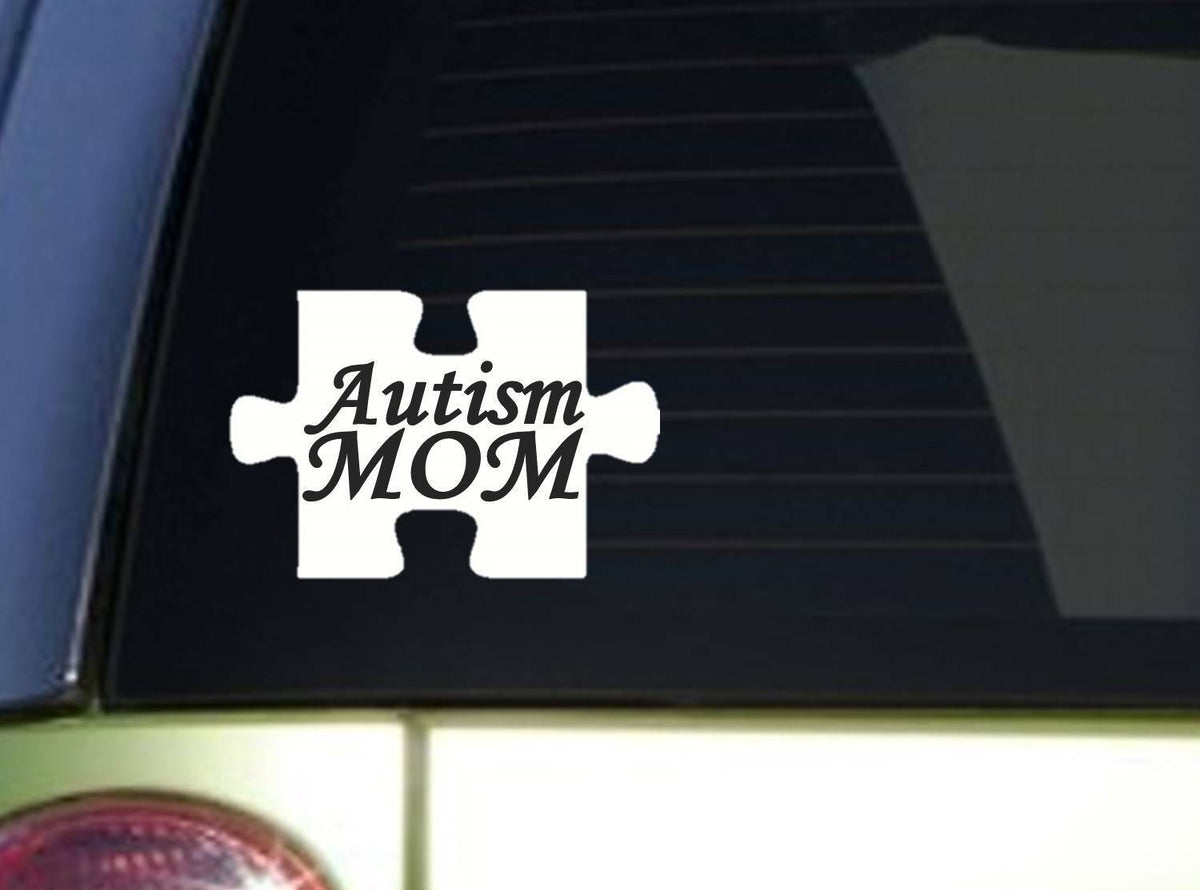 Autism Mom Awareness Speaks Autistic Vinyl Decal – 6 Inch