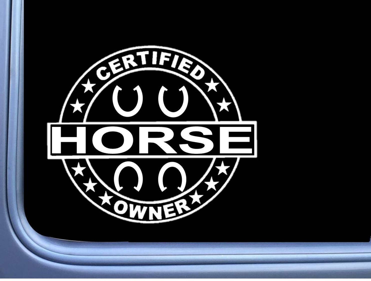 Certified Horse Owner Vinyl Decal – 6 Inch