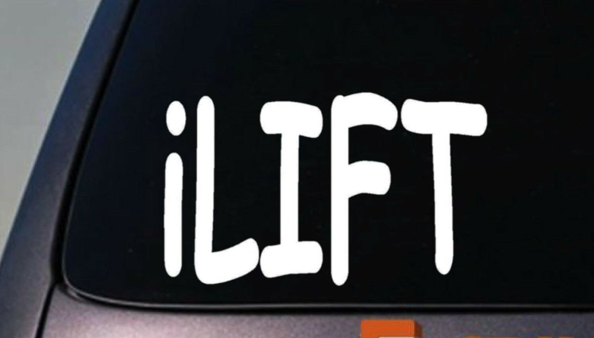 I Lift Vinyl Decal – 5 Inch