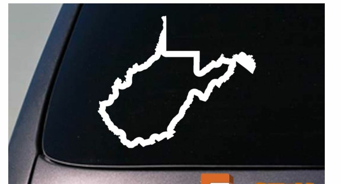 West Virginia State Vinyl Decal – 6 Inch