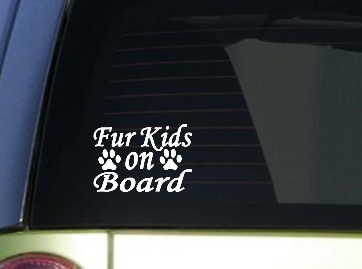 Furkids on Board 6X Vinyl Decal – 6 Inch