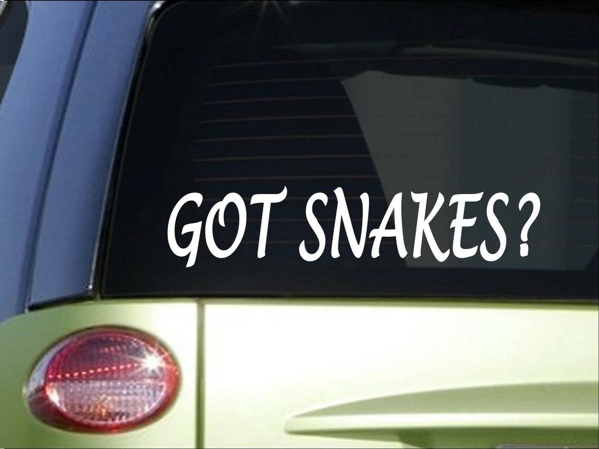 Got Snakes Vinyl Decal – 8 Inch