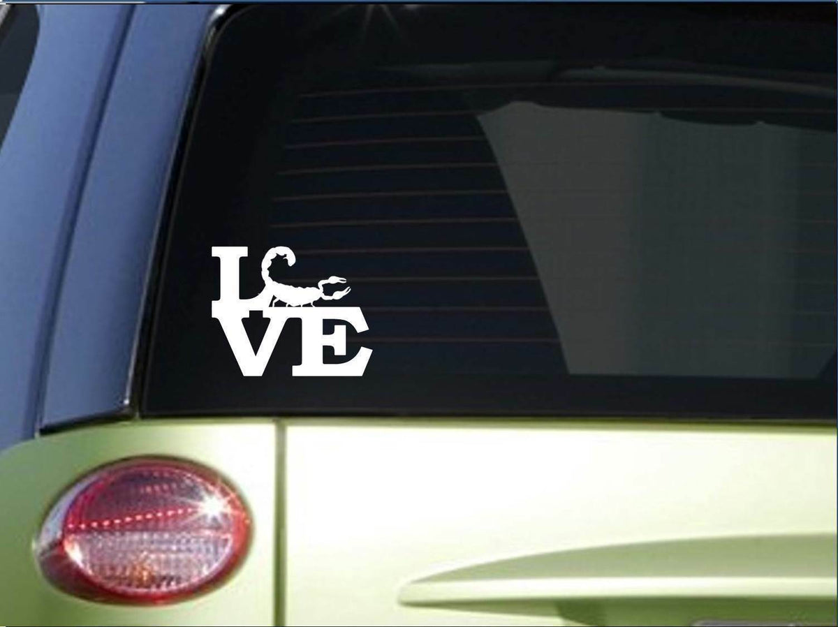 Scorpion Love Vinyl Decal – 6 Inch