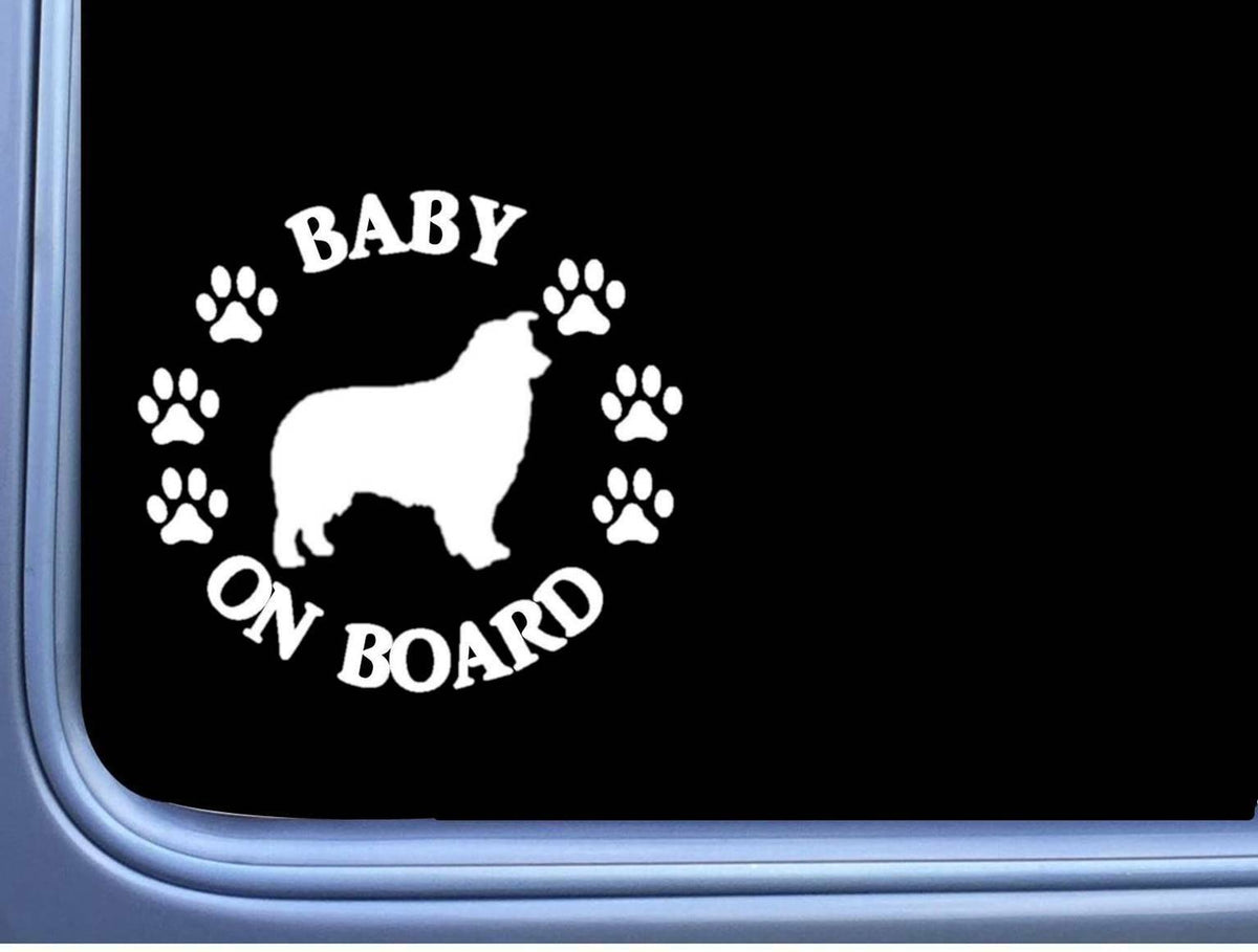 Baby on Board Aussie Vinyl Decal – 6 Inch