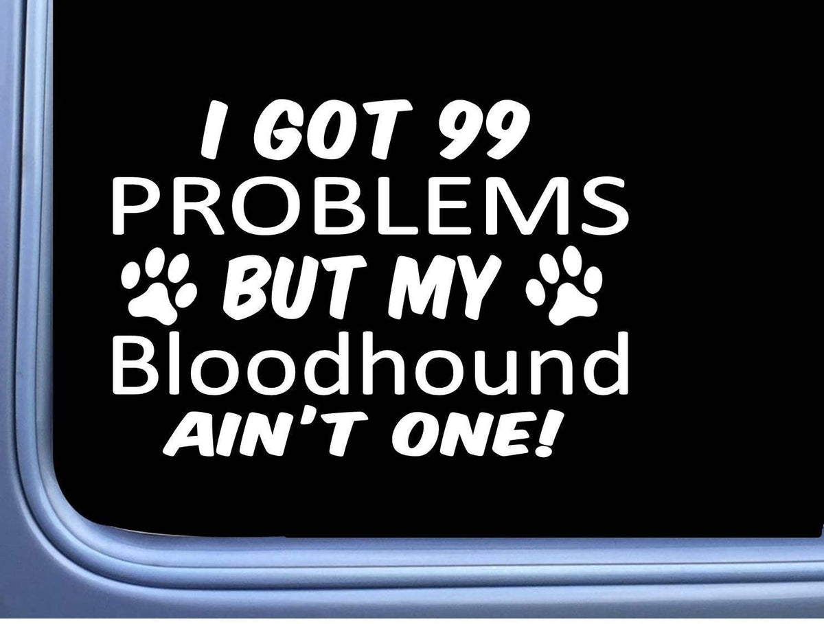 Bloodhound Vinyl Decal – 8 Inch