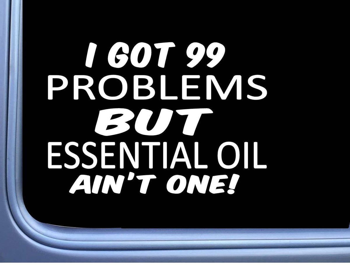 Essential Oil Vinyl Decal – 8 Inch