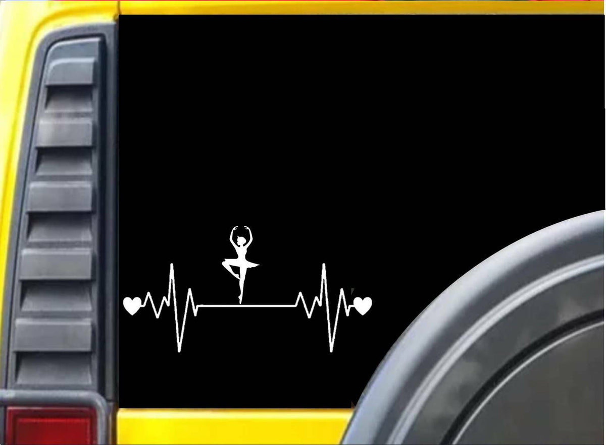 Dancing Lifeline Vinyl Decal – 8 Inch