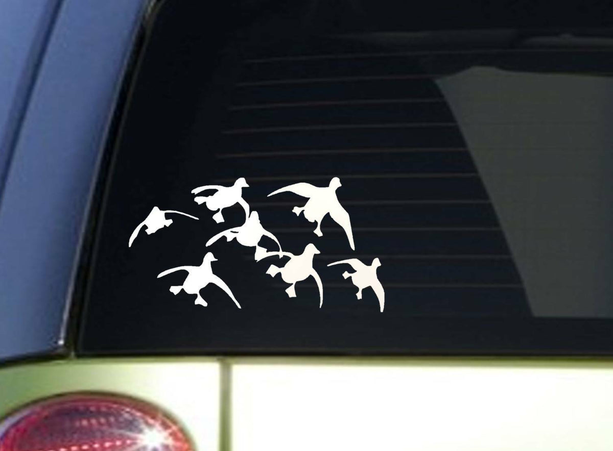 Flying Ducks Vinyl Decal – 8 Inch
