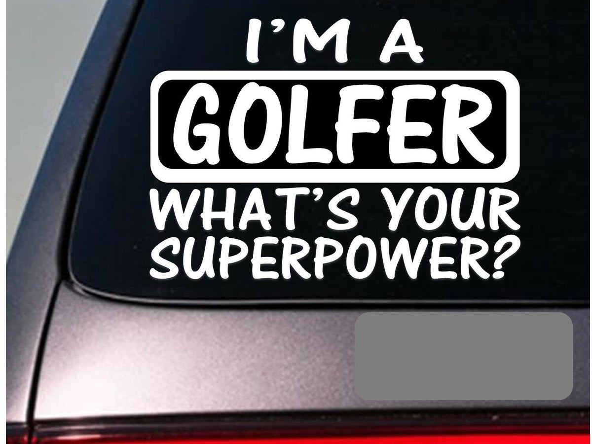 I'm a Golfer Vinyl Decal