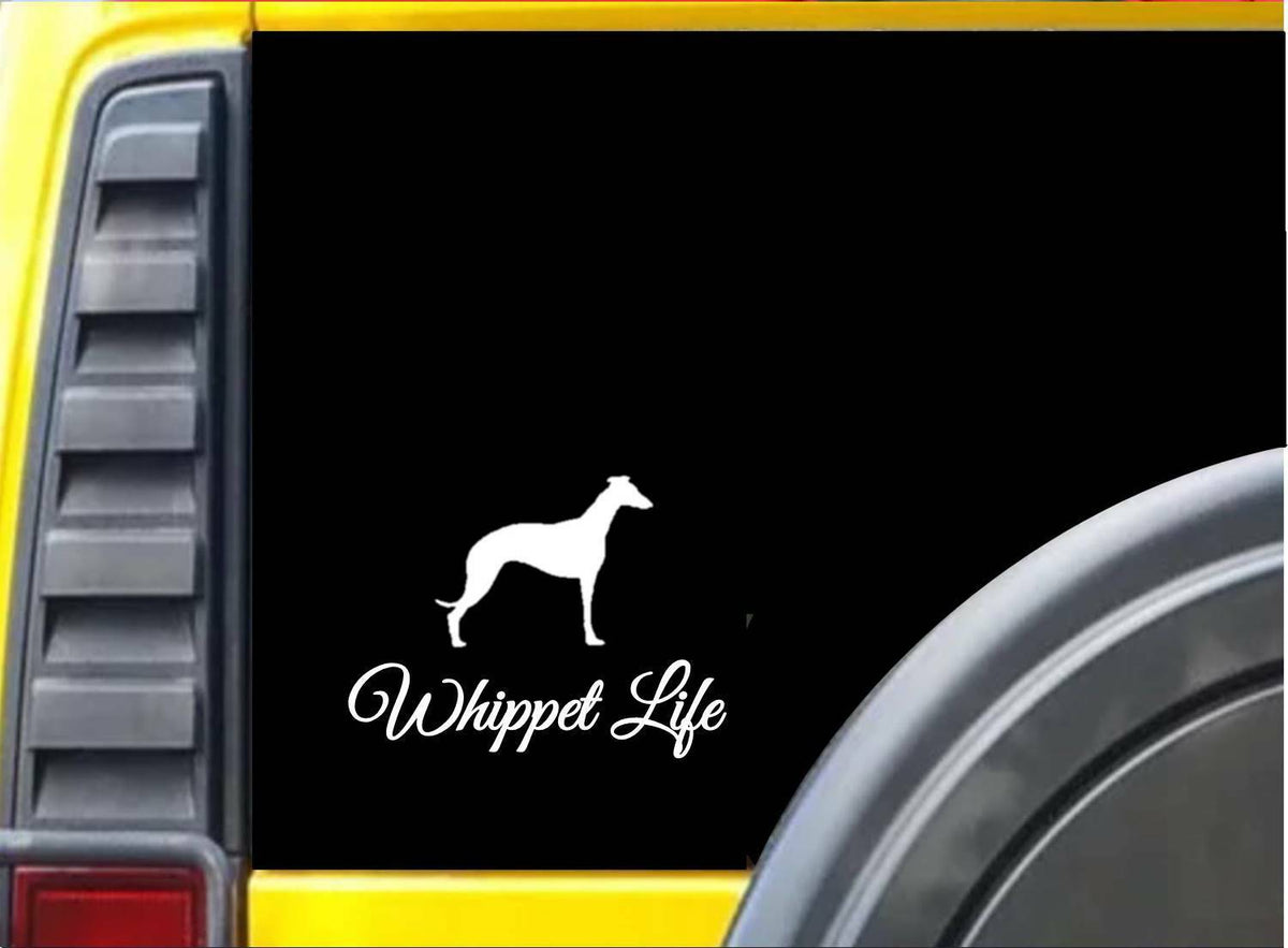Whippet Life Vinyl Decal – 6 Inch