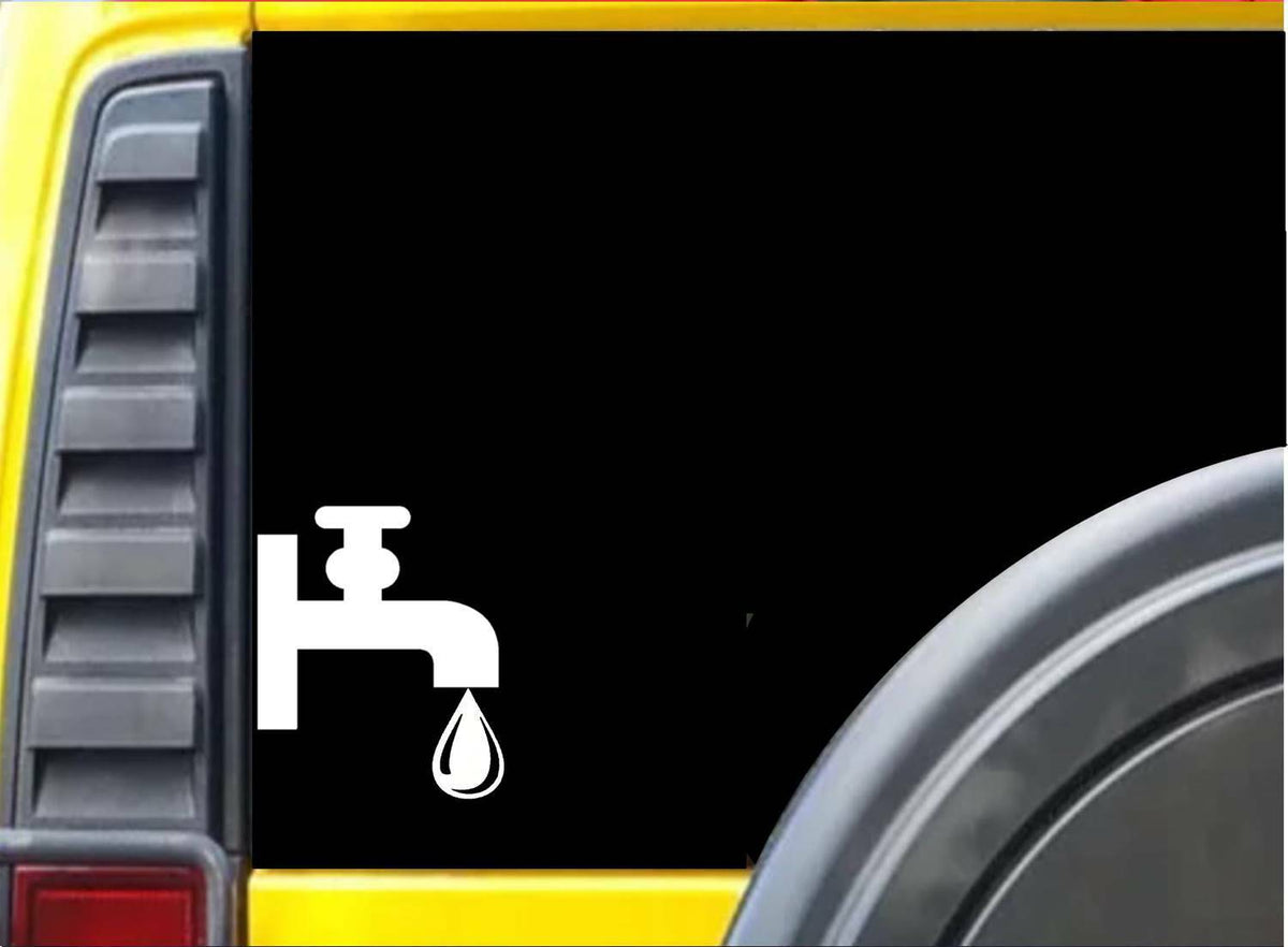 Plumber Faucet Vinyl Decal – 6 Inch