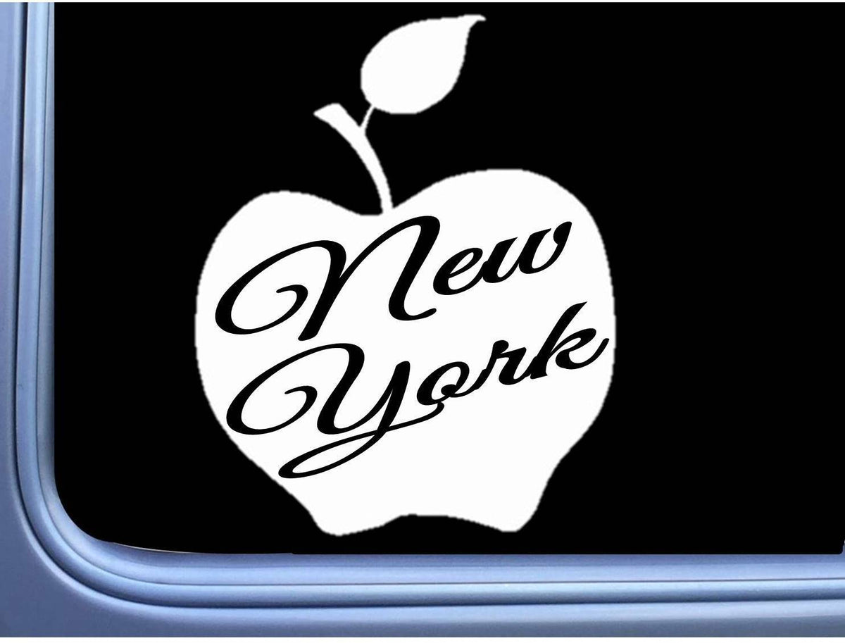 New York Apple Vinyl Decal – 6 Inch