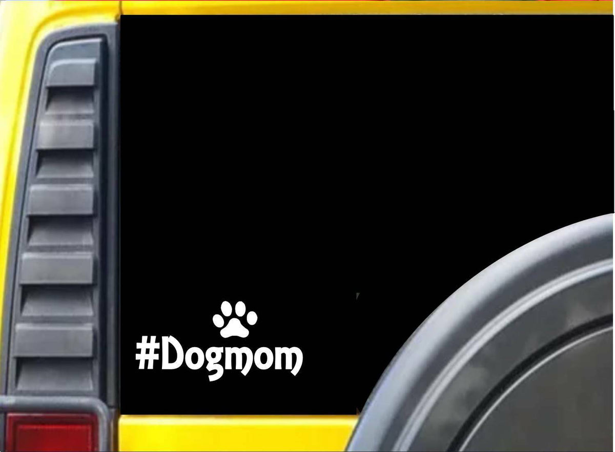 Dog Mom Dog Vinyl Decal – 8 Inch