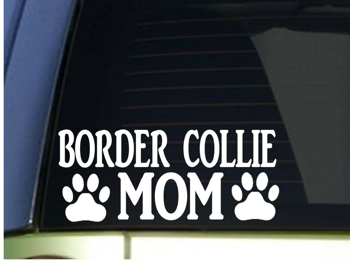 Border Collie Mom Vinyl Decal – 8.5 Inch