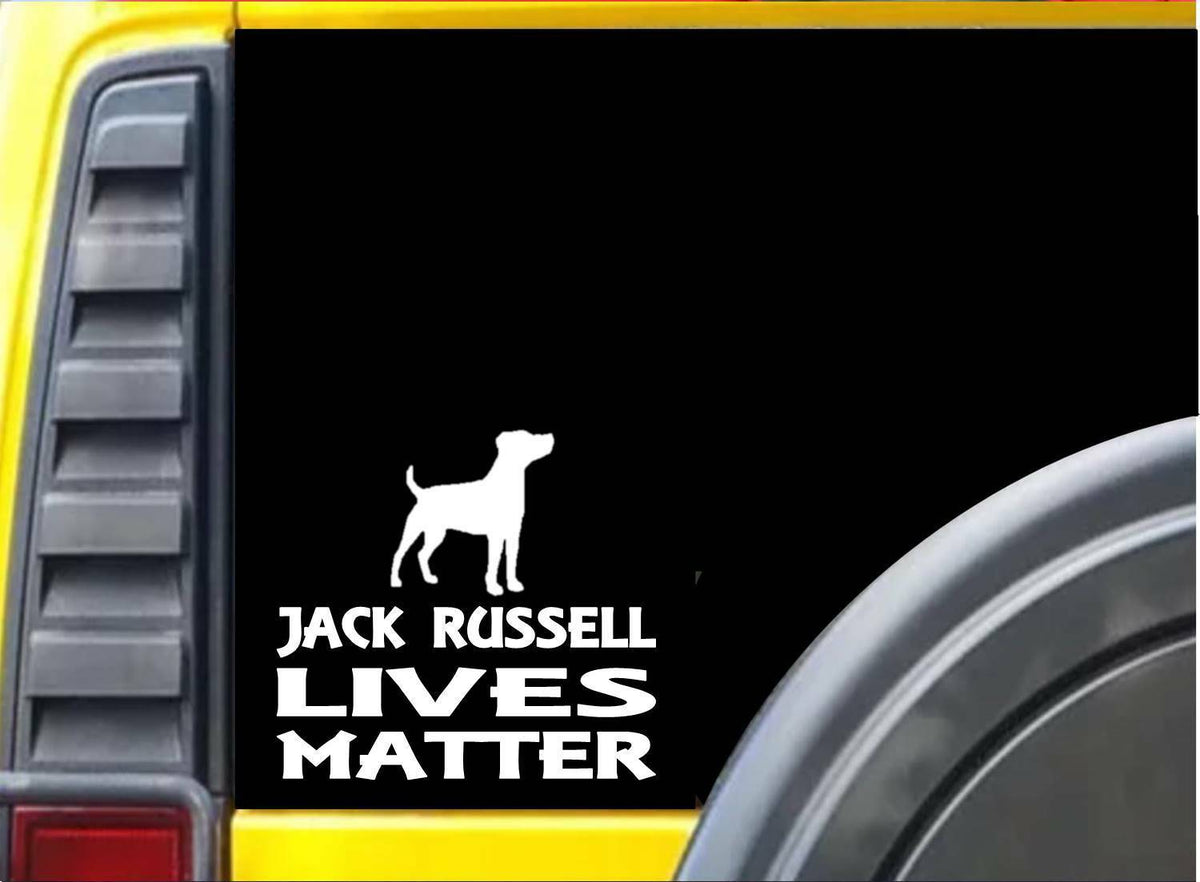 Jack Russell Lives Matter Vinyl Decal – 6 Inch