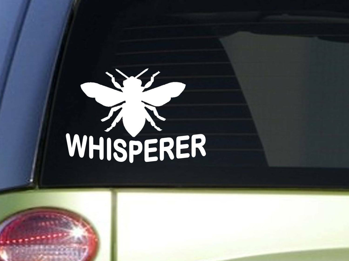 Bee Whisperer Beekeeping Vinyl Decal – 6 Inch