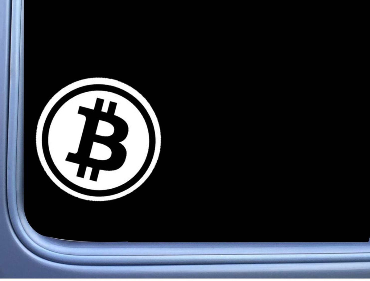 Bitcoin Symbol Vinyl Decal – 6 Inch