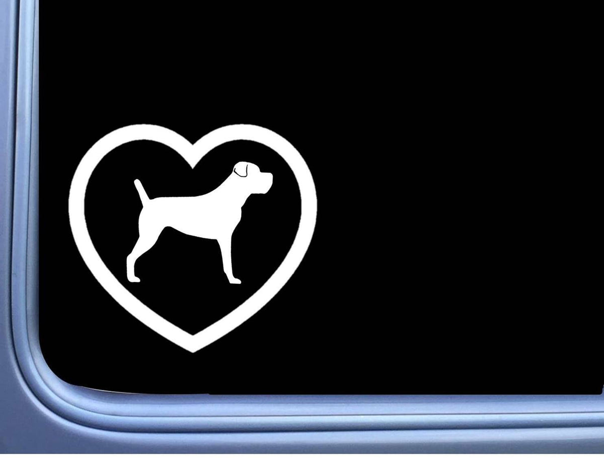 Cane Corso Big Heart Uncropped Dog Vinyl Decal – 6 Inch