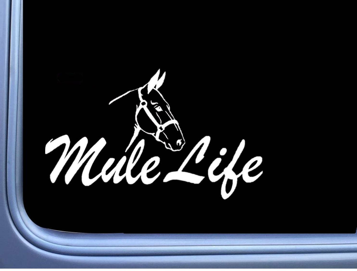 Mule Life Vinyl Decal
