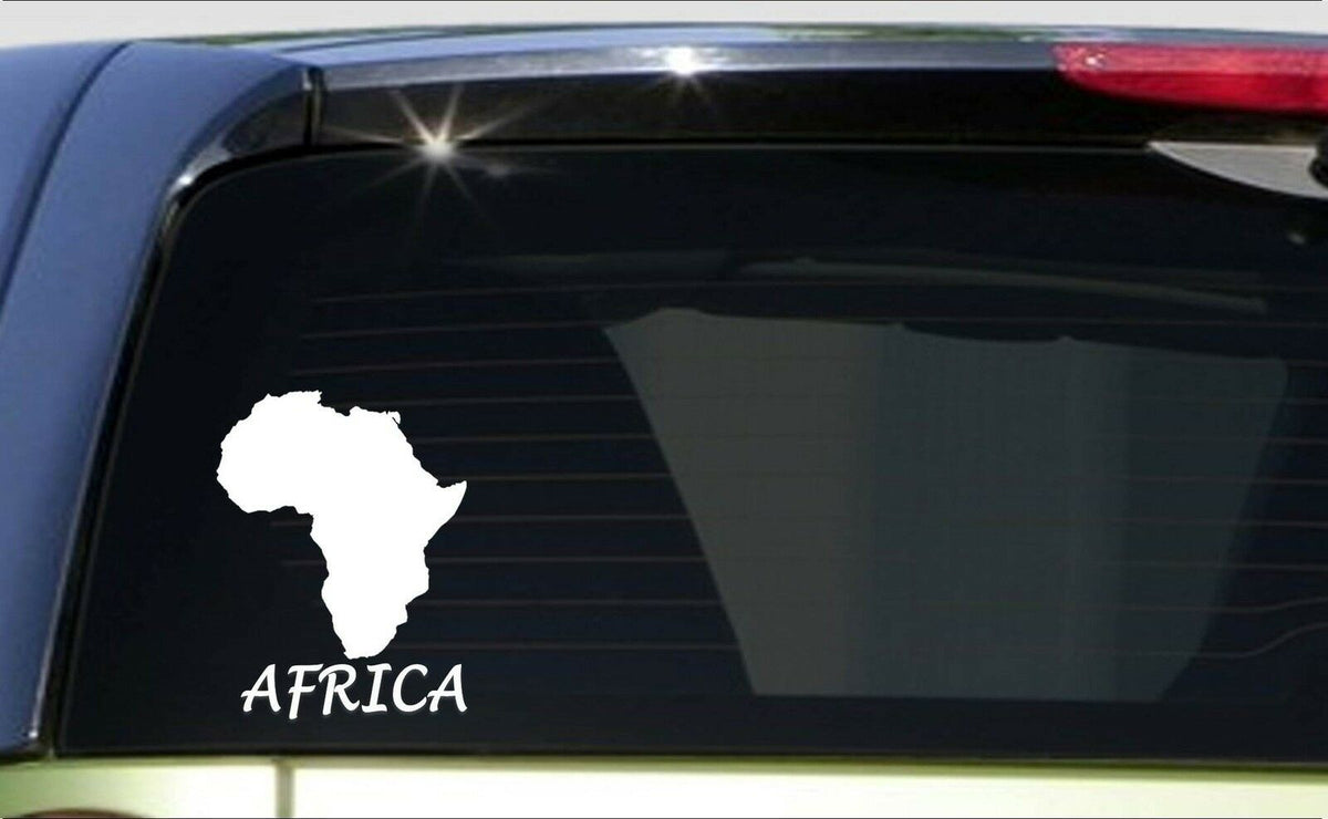 Africa Country Vinyl Decal – 8 Inch