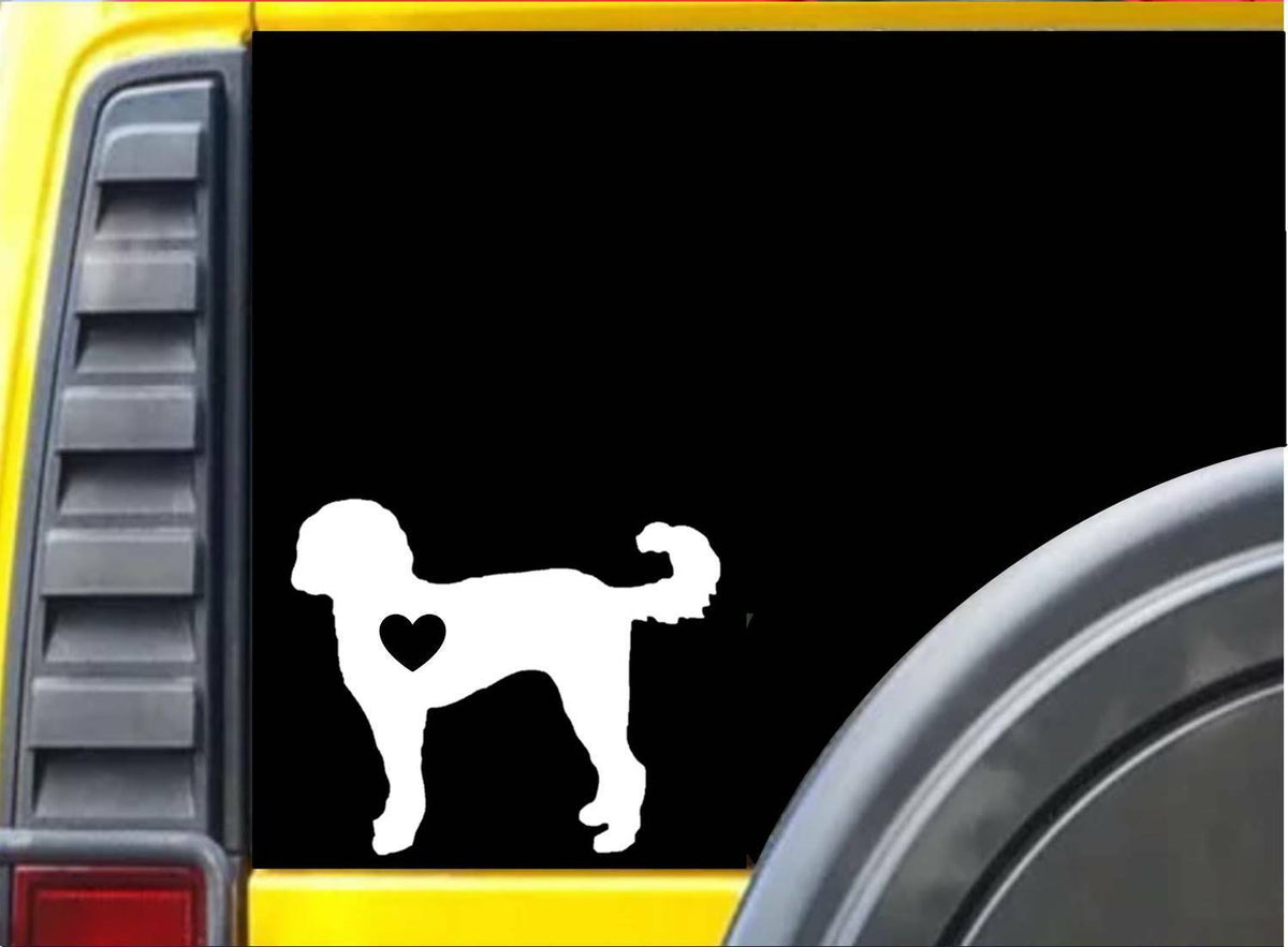 Goldendoodle Little Heart Vinyl Decal – 6 Inch