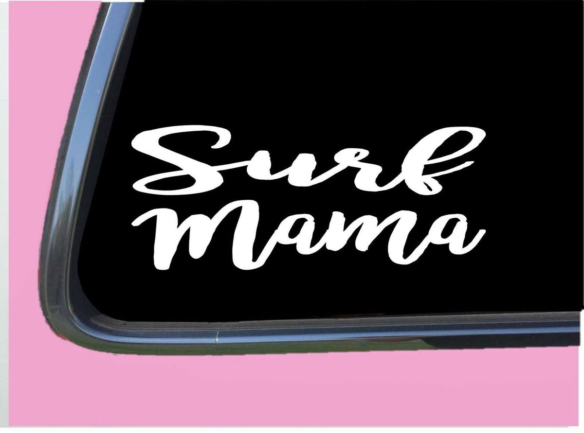 Surf Mama Vinyl Decal – 8 Inch