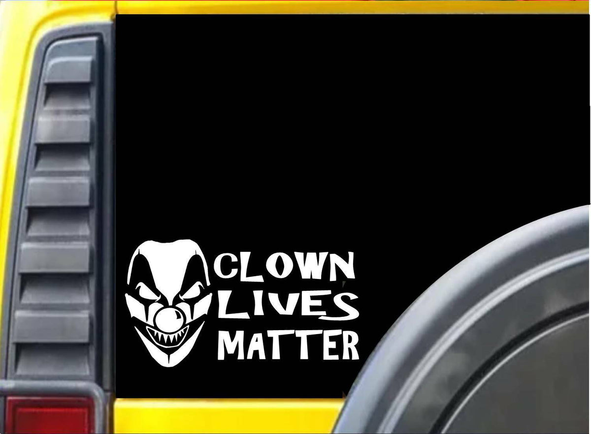 Clown Lives Matter Vinyl Decal – 8 Inch