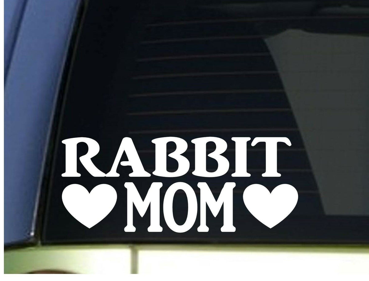 Rabbit Mom Vinyl Decal – 8.5 Inch