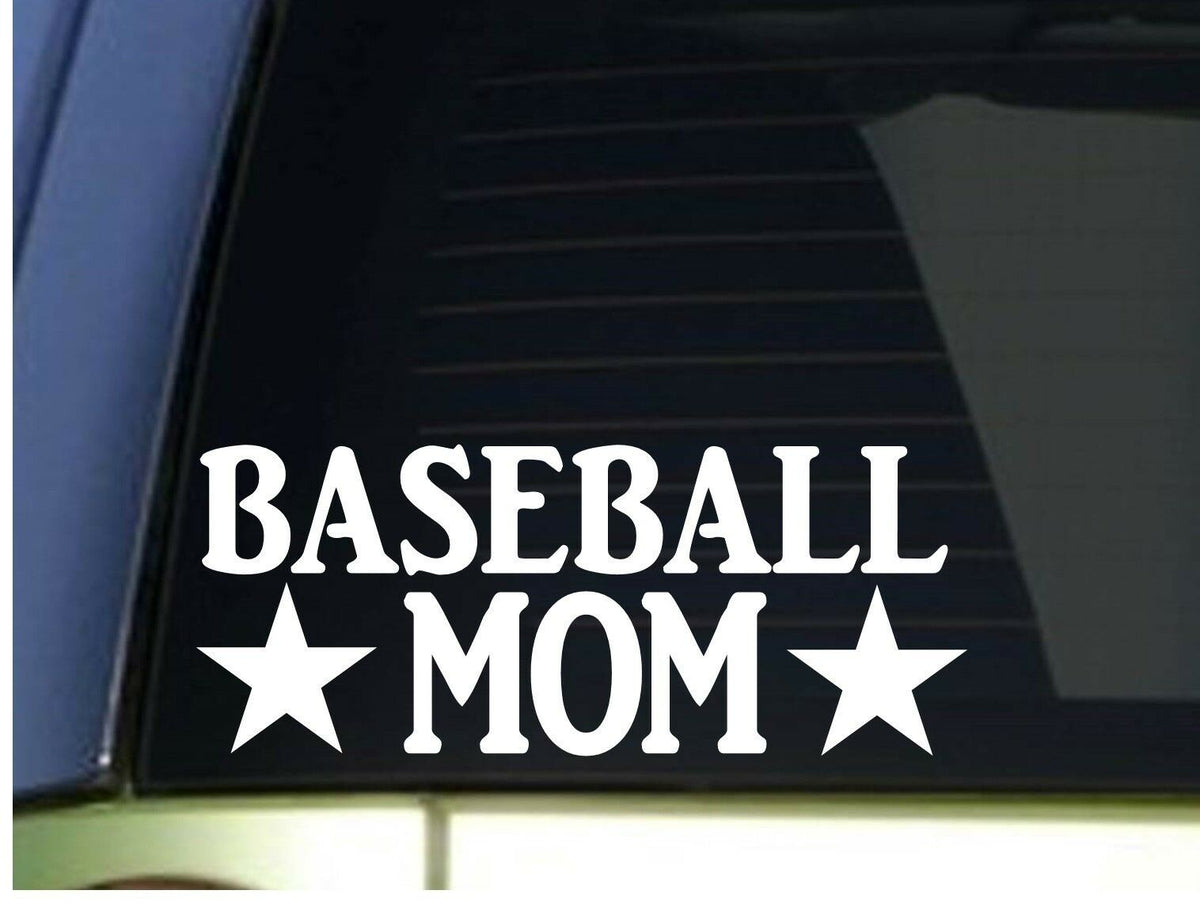 Baseball Mom Vinyl Decal – 8.5 Inch
