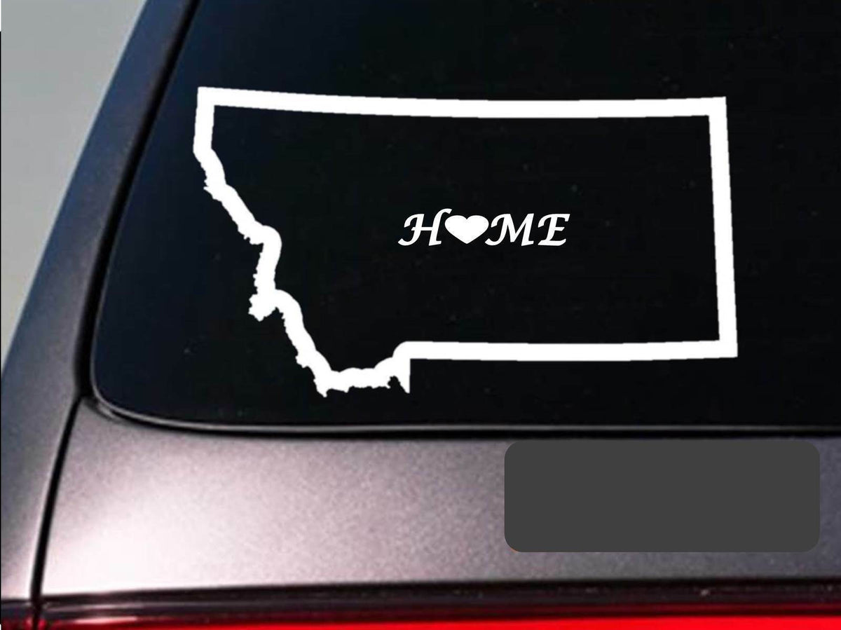 Montana Home Vinyl Decal – 6 Inch