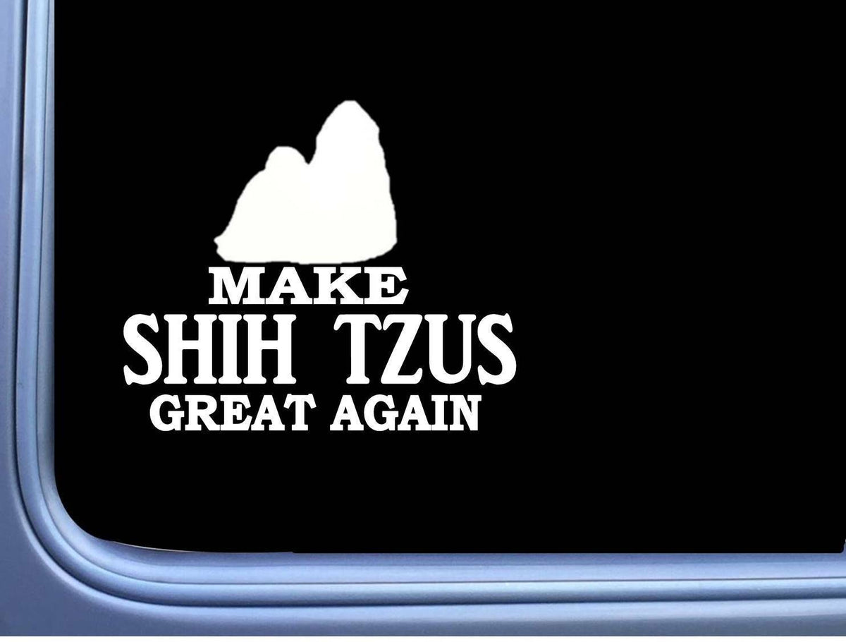Shih Tzu Maga Dog Vinyl Decal – 7 Inch