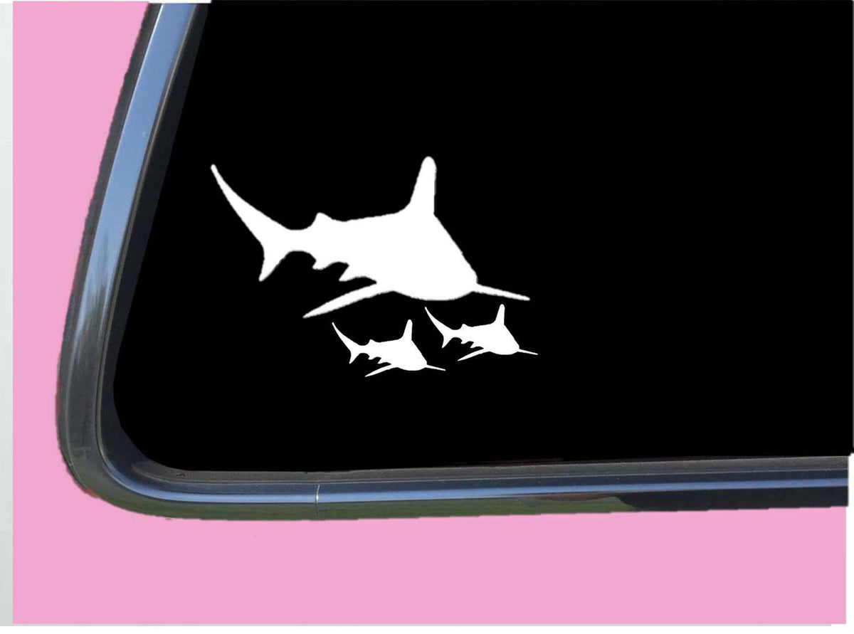 Shark Family Vinyl Decal – 6 Inch