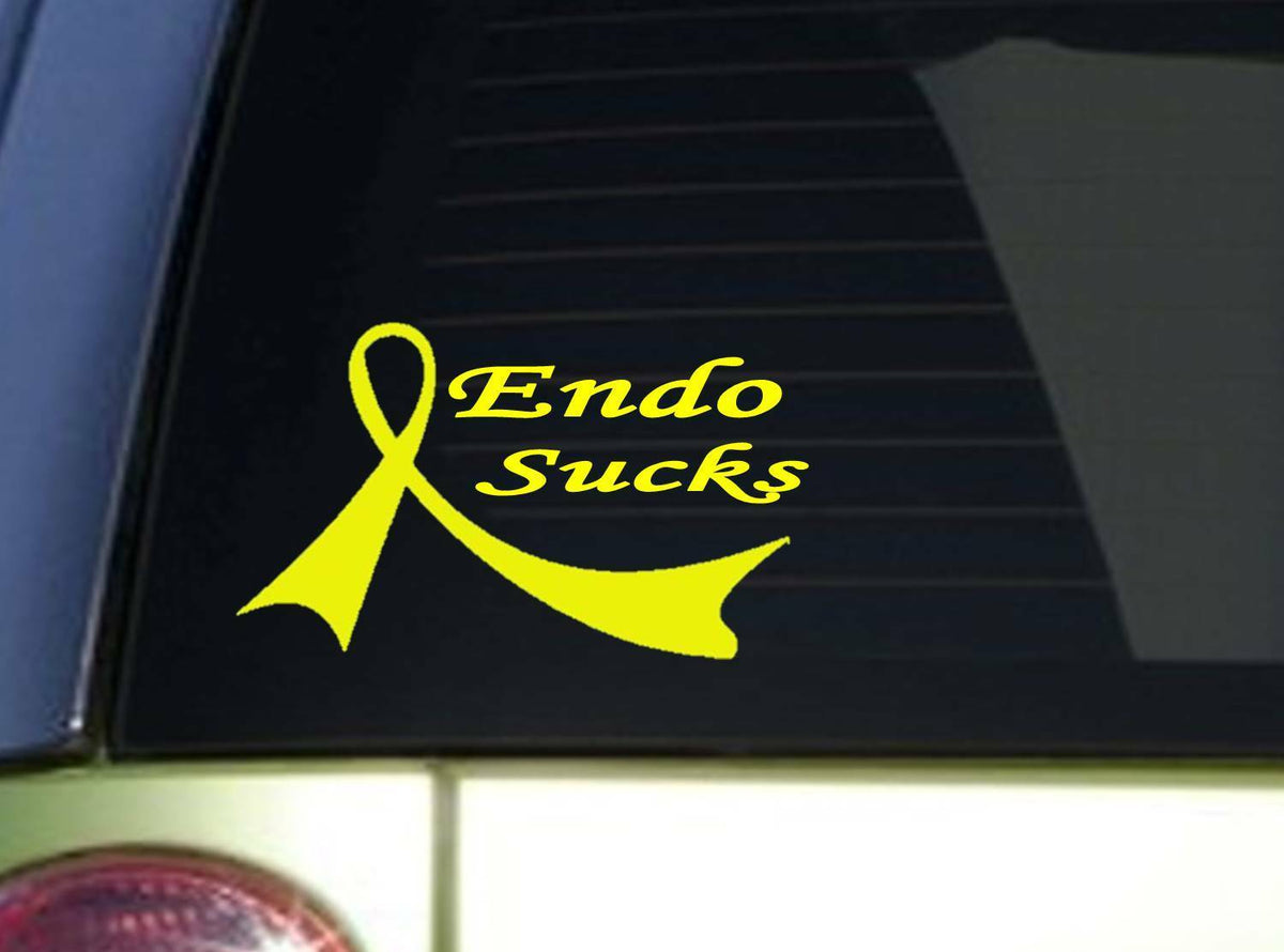 Endo Sucks Wide Vinyl Decal – 8 Inch