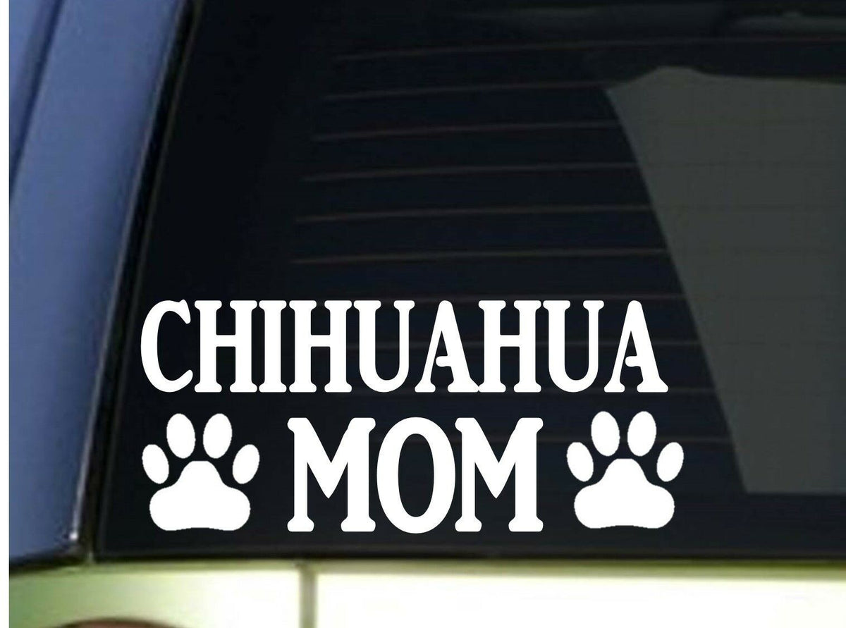 Chihuahua Mom Vinyl Decal – 8.5 Inch