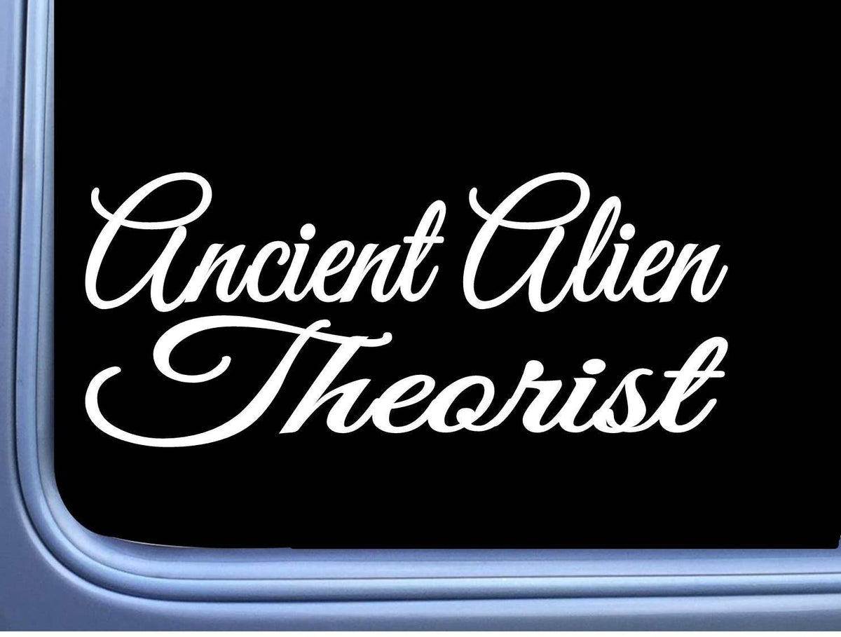 Ancient Alien Theorist Vinyl Decal – 8 Inch