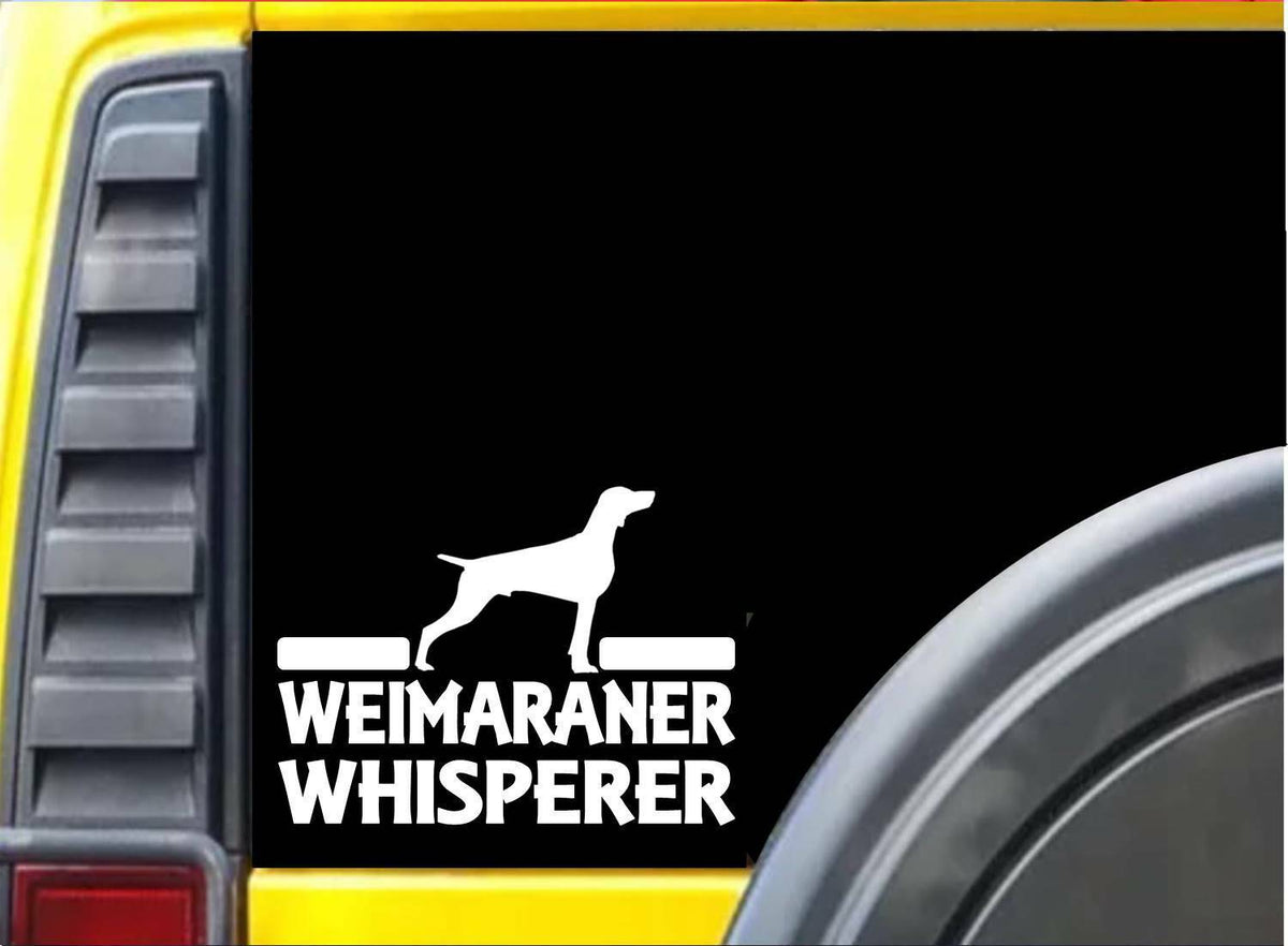 Weimaraner Whisperer Vinyl Decal – 6 Inch