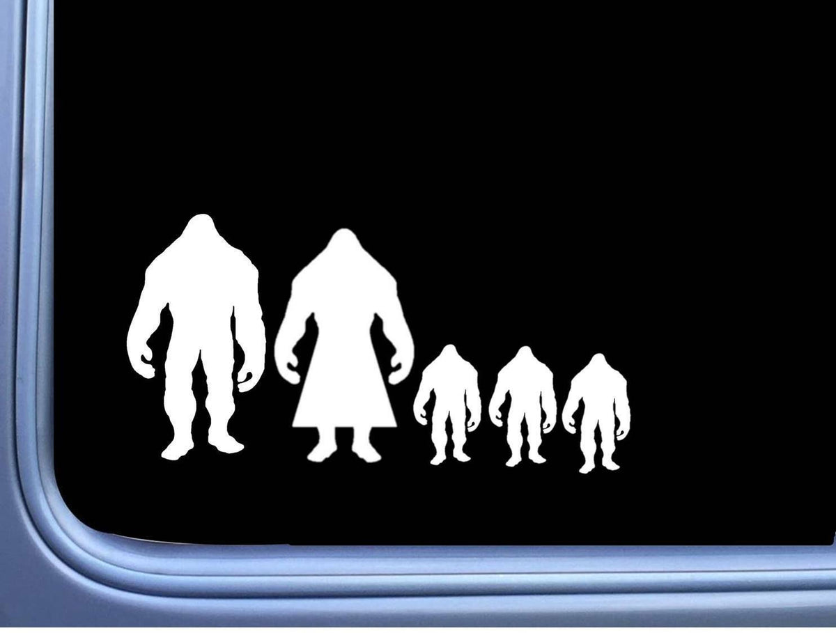 Bigfoot Family Vinyl Decal – 8 Inch