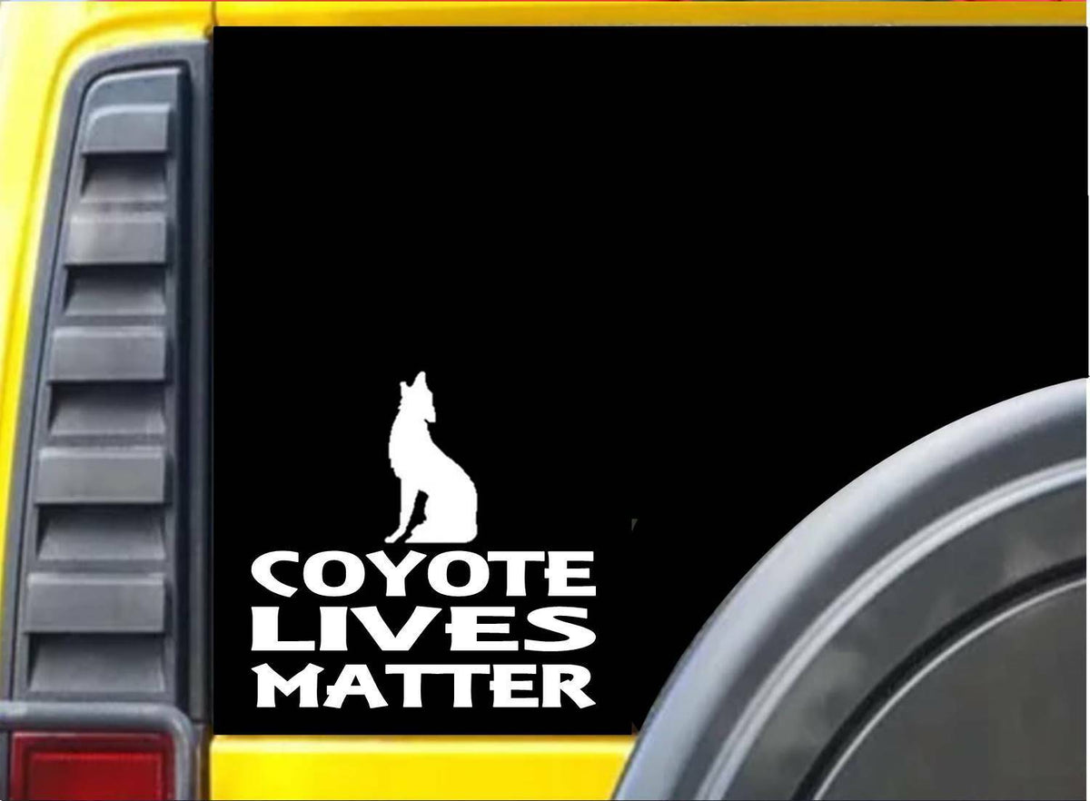 Coyote Lives Matter Vinyl Decal – 6 Inch
