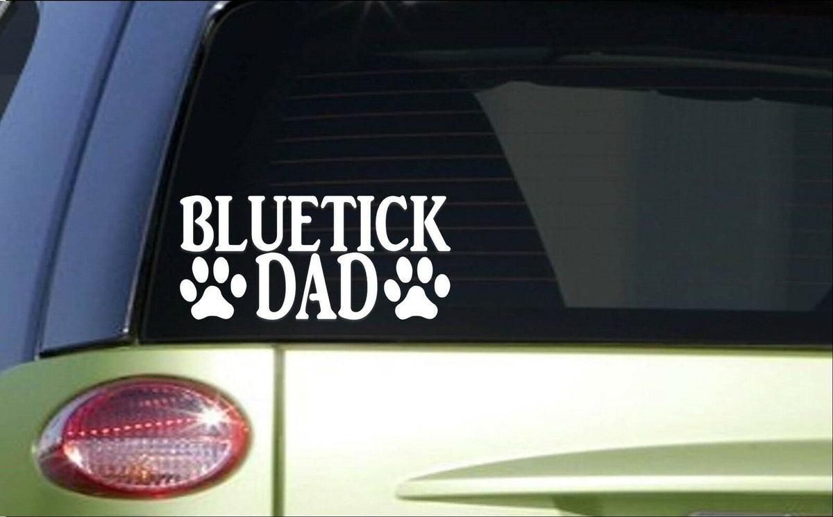 Bluetick Dad Vinyl Decal – 8 Inch