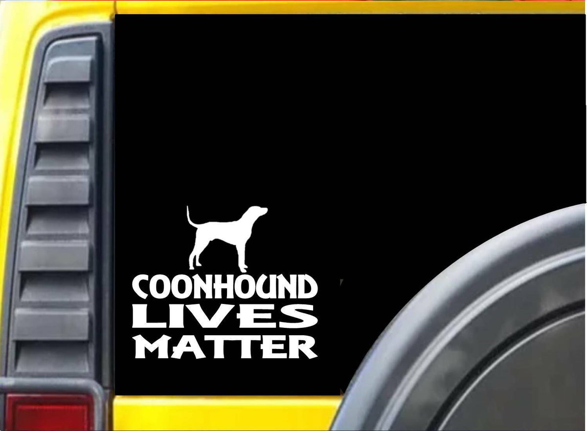 Coonhound Lives Matter Vinyl Decal – 6 Inch