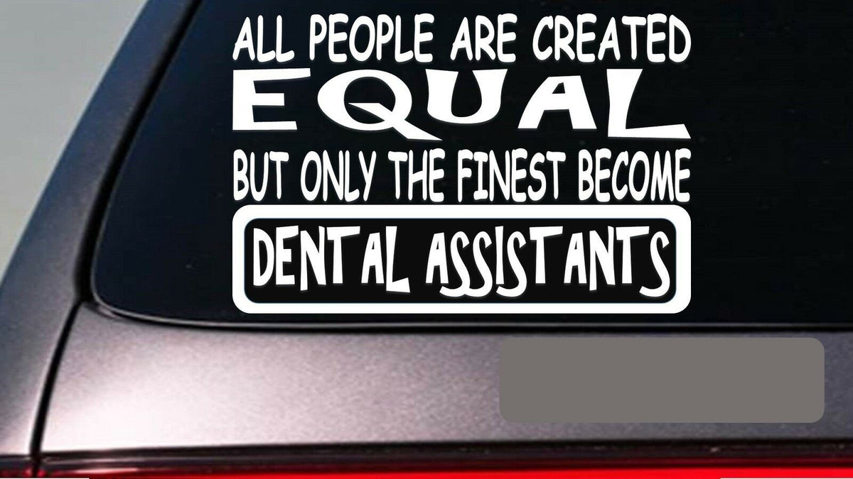 Dental Ast's All People Equal Vinyl Decal – 6 Inch
