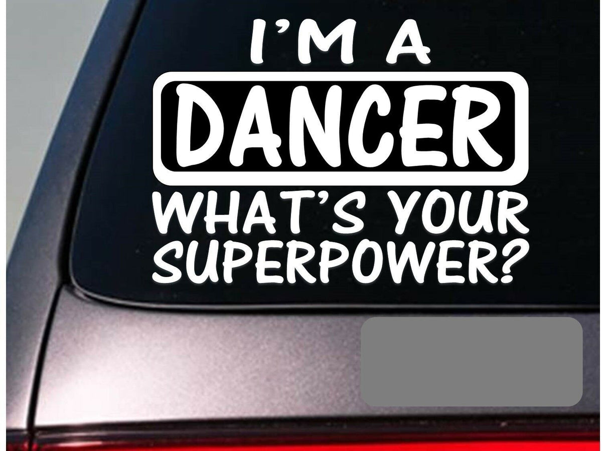 I'm a Dancer Dancing School Tap Shoes Vinyl Decal