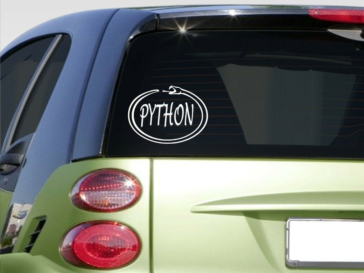 Ball Python Snake Vinyl Decal – 6 Inch