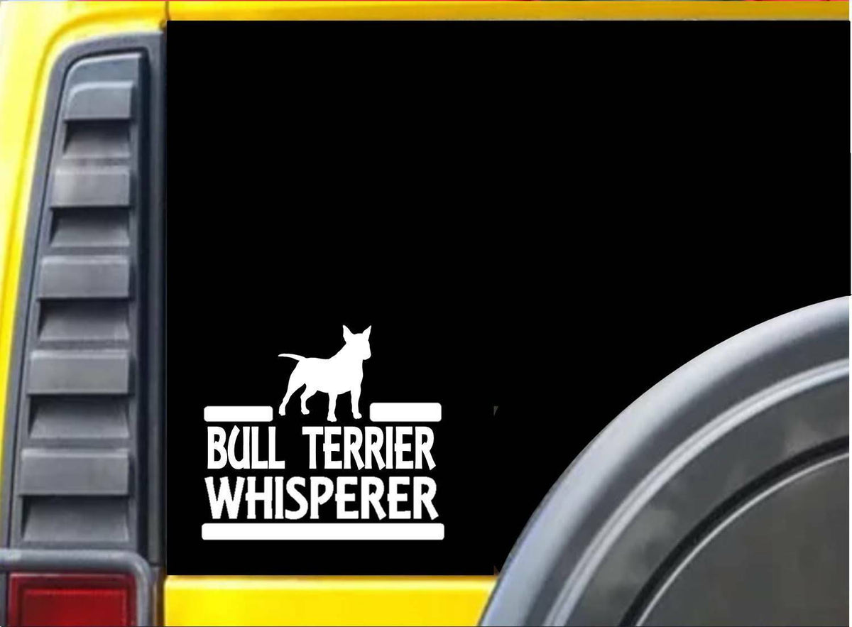 Bull Terrier Whisperer Vinyl Decal – 6 Inch