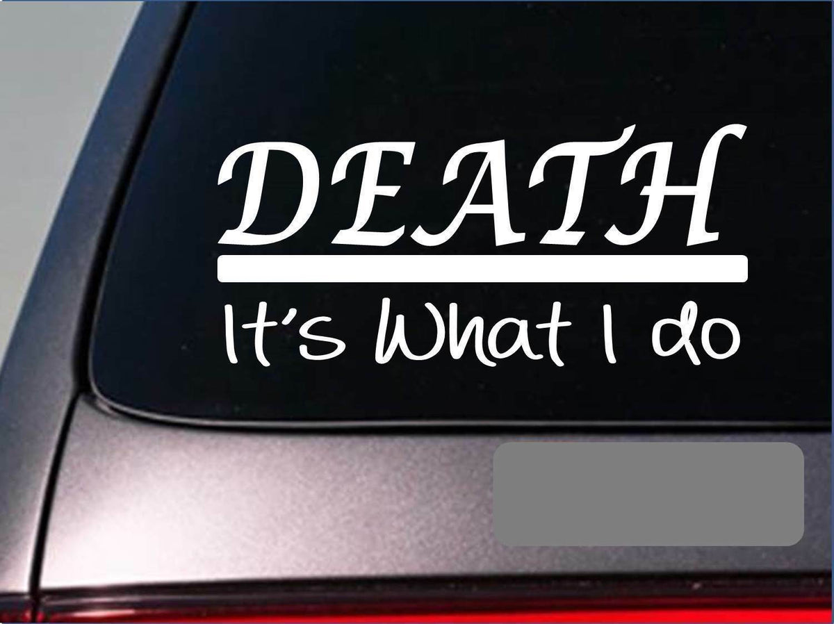 Death Vinyl Decal