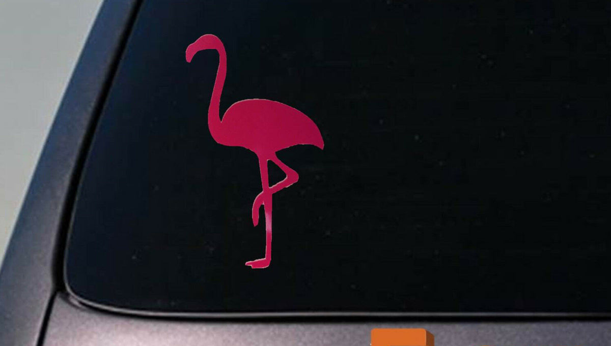 Flamingo Vinyl Decal – 6 Inch